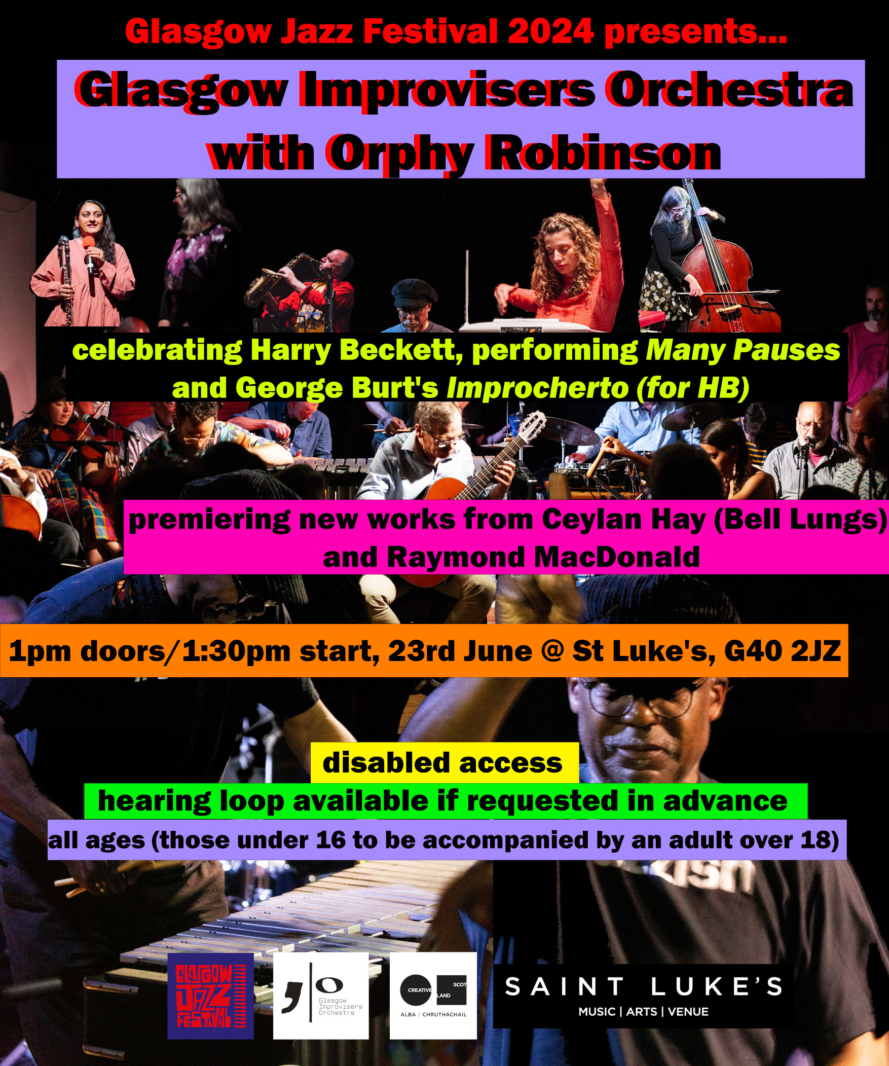 Glasgow Improvisers Orchestra with Orphy Robinson